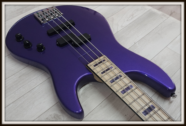 Preview: Spector Icon NC-4 Frank Bello, Metallic Purple, Signature